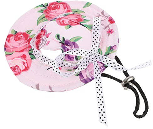 GANAZONO Haustier-Baseballmütze Haustier-Sonnenhut Hund Sonnencreme Hunde-Sonnenhut-Visier Größe Haustierhüte tierische bescherung hundekleidung Katzenmütze Hund Sommermütze Rosa