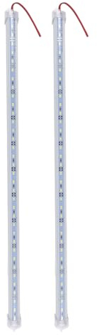 jojofuny Striscia LED Rigida 50cm 36 LED Tipo Smd 5630 Guscio in Alluminio Colore Bianco per Hotel e Centri Commerciali 2 Pezzi