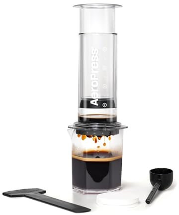AeroPress Clear XL Pressa da Caffè – 3 in 1: French Press, Versamento Manuale ed Espresso, Caffè Morbido senza Fondi né Amarezza, Portatile per Casa, Ufficio, Campeggio e Viaggio