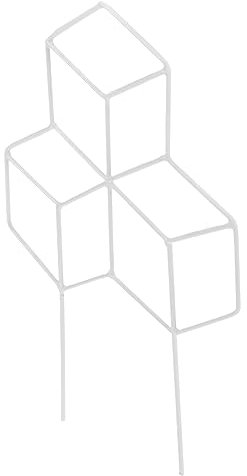 DIYEAH Pflanzenspalier Für Kletterpflanzen Metallgitter Rankhilfe Für Zimmerpflanzen Weiße Pflanzenunterstützung Für Innenräume Und Gartenpflanzen