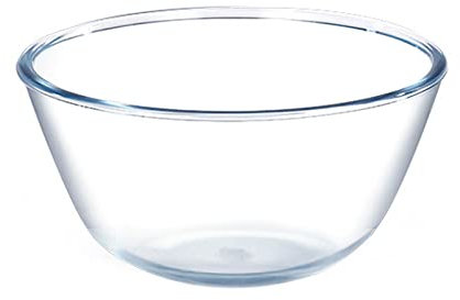 Saladier en verre – Cristal sans plomb, empilable, bol de service et de céréales pour salle à manger et restauration