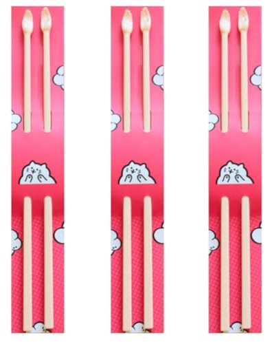 Hands Chopsticks 3 Pairs Creative Palm Chopsticks with Hands Reusable Funny Finger Chopstick with Unique Pattern for Snacking Gaming Personalized Portable Tableware Gift for Friends & Family