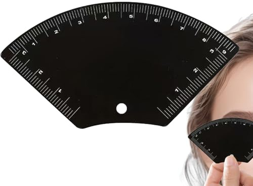 Règle De Sourcils,Gabarit Réutilisable Rapide Pour Dessin Sourcils - Accessoire Cosmétique Pour Coiffeuse Spa Bureau Dorm Voyage Fêtes Mariage Coiffeur Poche