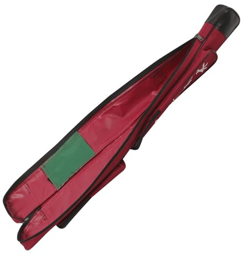 Zerodeko Étui Épais en Tissu Rouge pour Sabre de Taiji, Paquet Portable Confortable et Résistant à l'usure, Transport D'armes d'arts Martiaux