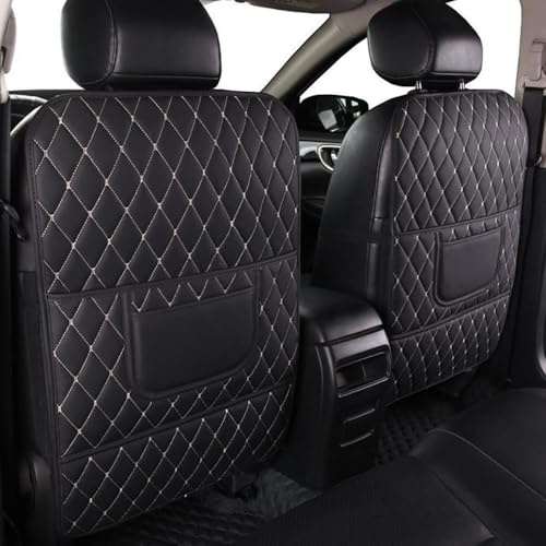 CWYLF 2 Pezzi Protezione Sedile Auto Organizer Bambini per Land Rover Range Rover Sport 2018-2023 2024, Protezione Schienale Auto Protegge i Rivestimenti dal Fango,Black