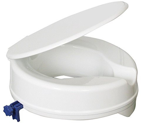 Senator Raised Plastic Toilet Seat - With Lid (2)
