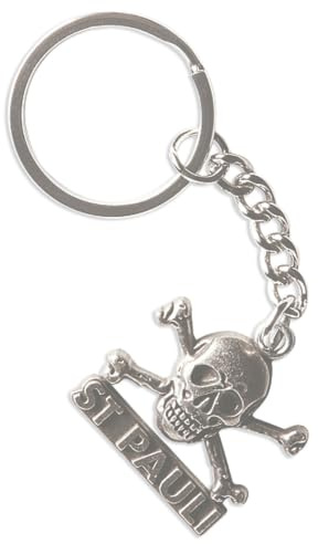 FC St. Pauli Schlüsselanhänger Totenkopf