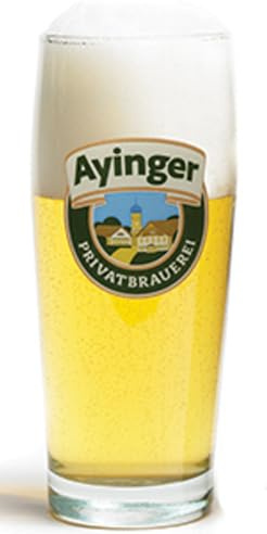 Ayinger Willibecher German Beer Glass Set of 2