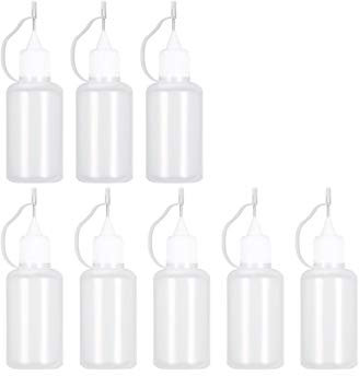 ULTNICE Präzisions-Applikatorflasche Mit Nadelspitze 30 Ml 10 Stück Ideal Für Quilling Und Diy-Projekte Aus Kunststoff Und Rostfreiem Metall