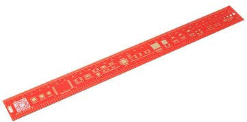 BliliDIY Scorte Elettroniche Pacchetto Di Transistor A Diodo Smd Per Chip Di Condensatore Per Strumento Di Misura Per Pcb Multifunzionale Da 30 Cm - Rosso