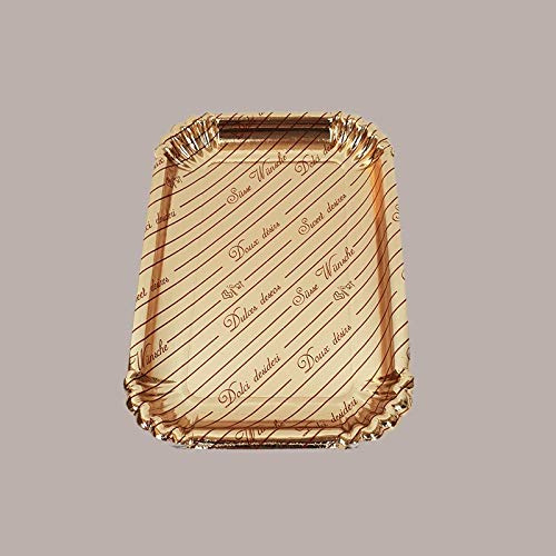 Vassoio in Cartone Oro Politenati Giotto n 1 12x17cm - 50 pezzi -