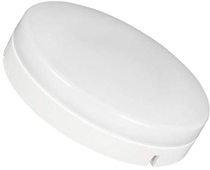 Crompton Lamps LED GX53 5W (11W Equivalent) 4000K Cool White 110° Opal 530lm Spotlight Disc Frosted Puck Slim Under Cabinet Bulb