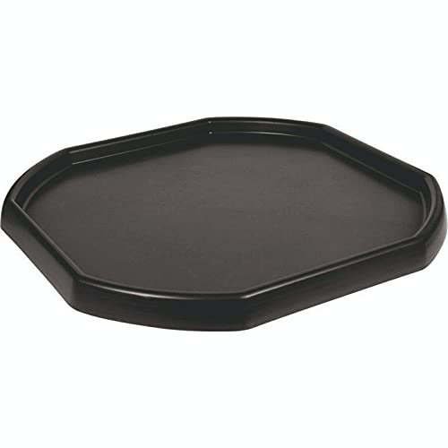M1SS Black Plastic Small Mixing Tray for Cement, Mortar & Sand Plastering – Lightweight Builder’s Mixing Pan for DIY & Construction Use