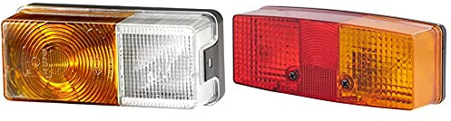 Hella 2BE 002 582-031 Blinkleuchte - 12V - Anbau - links/rechts & 2SD 003 184-041 Heckleuchte - rechts