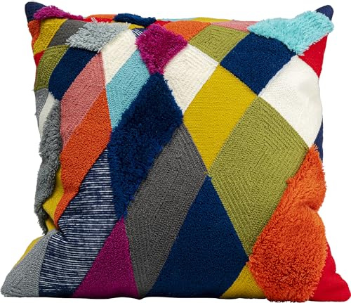 Kare Design Kissen Diamonds Multi 45x45cm Deko | Stoff, mehrfarbig