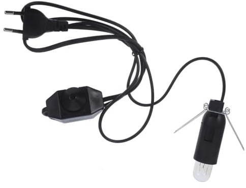 ibasenice E14 Fassung mit Kabel und Schalter, Dimmkabel Set für Salzlampe 1.5M