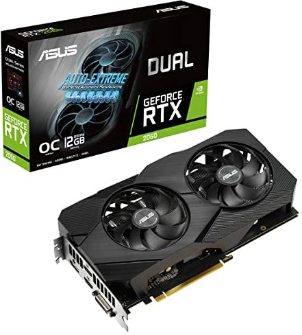 Asus DUAL GEFORCE RTX 2060 EVO OC EDITION NVIDIA 12 GB GDDR6