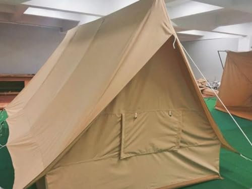 Leshade Bell Glamping Camping Awning Canopy Canvas Wall Triangle Pyramid Tent