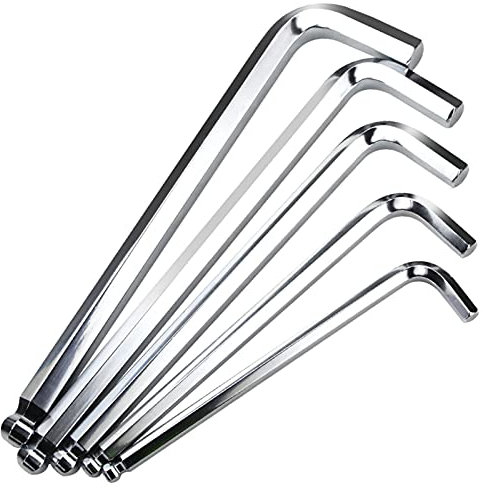 HKYBCF Sechseck-Inbusschlüssel-Kugel-End-Sechskantschlüssel 12/14/17/19/22mm doppeltes Ende Innensechskantschlüssel (Color : 17mm)