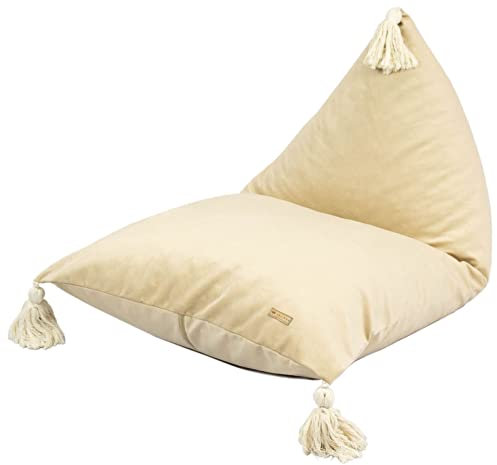 Velinda Puf sillón Asiento Saco cojín para niños (Color: Capuccino)