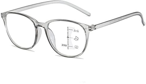 Zhenqi Unisex Bifocal Reading Glasses Flexible and Durable Anti-Fatigue Office Glasses Eyewear for the Elderly