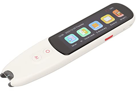 Bolígrafo Traductor de Idiomas, Escáner Inteligente Portátil, Bolígrafo de Traducción de Escaneo Portátil WiFi de 134 Idiomas para Aprender Viajes de Negocios