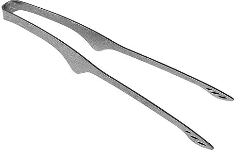 Qianly Titanium Grill Tongs, Fire Tongs Serving Utensils Nonslip Grip Kitchen Tongs Tweezers for Buffet,Entertaining, Salad, BBQ, Barbecue