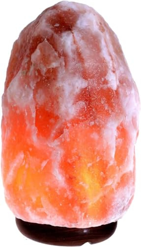 HIMALAYAN SALT ® LAMPADA DI SALE ROSA DELL'HIMALAYA AUTENTICA CERTIFICATA VARIE MISURE E FORME grezza fuoco palla cuore piramide led usb (20/25 KG)