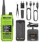 Talkpod A36plus 8W Dualband-Funkgerät mit 3200mAh Akku, Handfunkgerät mit großer Reichweite für Erwachsene Walkie-Talkies Inklusive komplettem Kit (Grün)