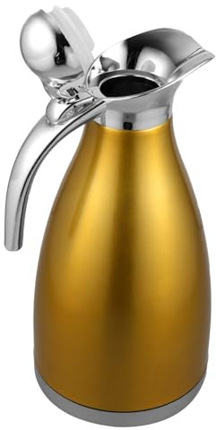 DECHOUS Stylish Thermal Bottle Stainless Steel Insulated Water Bottle Vacuum Pot for Household Use Keeps Coffee Warm for Office Kitchen Capacity for Outdoor Activities