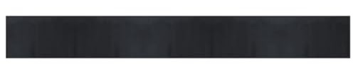 vidaXL Teppich Rechteckig Schwarz 60x500 cm Bambus