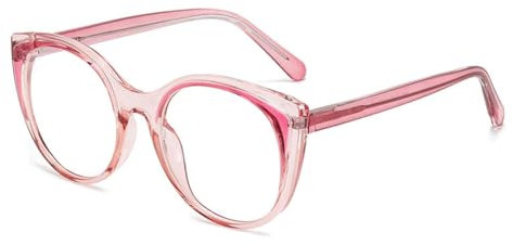 PZEOB Fake Brille Brillengestelle Titan-Brillengestelle mit klaren Gläsern Brillengestelle Anti-Blaulicht-Brillen zum Spielen und Lesen perfekte Übereinstimmung