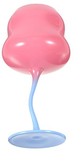 TOPBATHY Rose Glass Wine Glass Goblet Wine Cup Cocktail Glasses Aesthetic Cup for Party Beverage