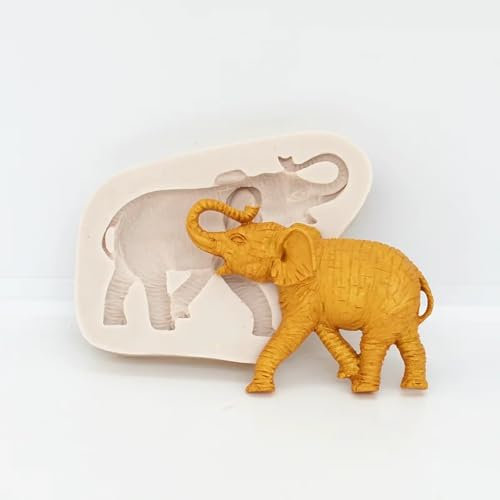 Epoxidharz-Formen, 8 x 6,5 x 1,2 cm, Silikon-Kuchenformen, Elefantenharz, Backwerkzeuge für Schokoladenform, Fondantformen, Kuchendekorationszubehör