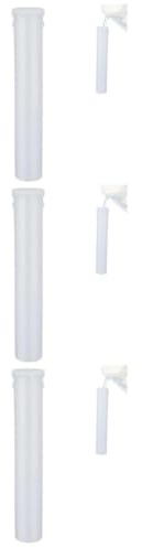 MAGICLULU 3 Pièces Boîtes à glaçons Distributeur de glaçons Ice Tub Moule à Tube de Glace Tube de Glace congelable arroser Un Seau à étui de Rangement pour Colonne de Plastique