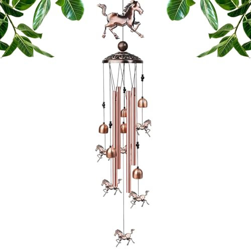 Carillons éoliens en métal, Carillon en Tube d'aluminium | Carillons éoliens commémoratifs d'animaux créatifs, carillons éoliens Faits à la Main pour Le Jardin, la Cour et la Maison