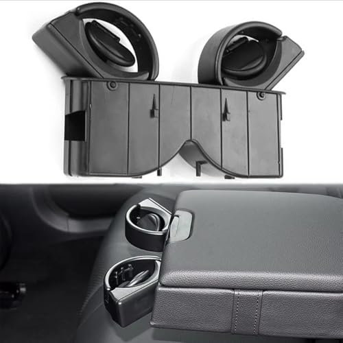 QEUEDAF Negro, 1 Pieza De Reposabrazos del Asiento Trasero del Automóvil Inserto Portavasos para Mercedes Benz C GLC S GLE GLS Clase W205 W253 W222 W167 0998100113