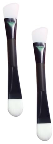 Ipetboom 2pezzi Pennelli Per Maschera Viso Doppia Testa e Sintetica Applicatore Per Maschera Idratante e Strumento Di Bellezza Per Trattamenti Viso Per Amiche e Fidanzate