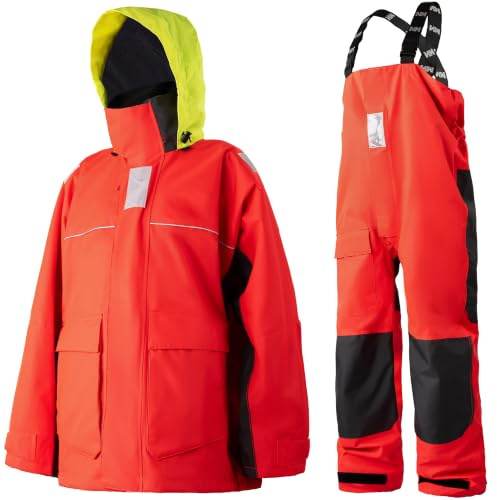 Navis Marine Men's Coastal Sailing Suit, Waterproof Jacket & Bib Trousers Set