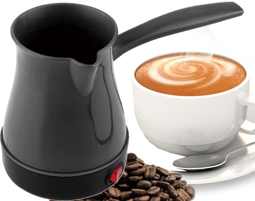 Electric Turkish Coffee Maker, 500W Power, Rotational Base, for Home, Office, and Travel Use