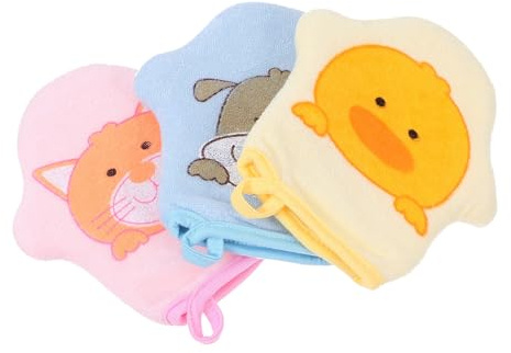 HAPINARY 3pièces de Bain à Motifs pour Garçon Fille Lot de Douche Moussants pour Garçon Fille Accessoires de Bain