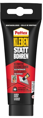 Pattex Kleben statt Bohren Schwere Gegenstände Montagekleber, 1x340g