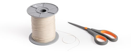 0.8MM VENETIAN BLIND CORD STRING X4 COLOURS 5M 10M 20M (cream, 10m)