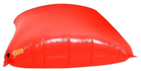 Auratrove Cuscino per piscina fuori terra, copertura invernale in PVC resistente al freddo per danni da ghiaccio, essenziale per chiudere grandi piscine all'aperto in rosso