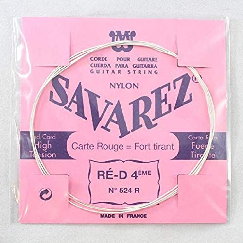 Savarez Corde per chitarra classica Traditional Concert 524R corde singole D4/Re4w standard, si adatta al set di corde 520F, 520P, 520R, 520P1, 520P3