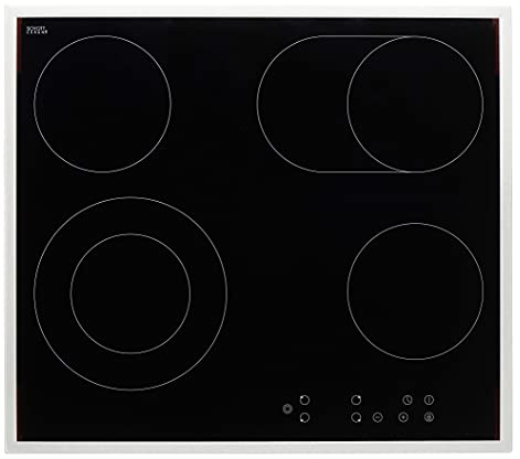 PKM Elektro Kochfeld Glaskeramik Edelstahlrahmen 60cm EB-C4-2KBTC