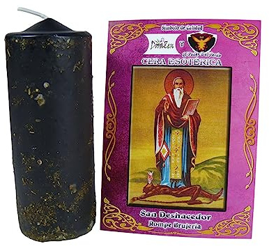 DORAZEN Velón Herbóreo San Deshacedor - Ritual para Romper brujerías y Eliminar energías negativas - Las Velas de Mariano