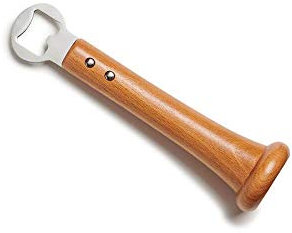 Baseball BBQ | 'Pick Off' Bottle Opener Tool | BBQ Grilling Accessories, Tools & Utensils for Baseball Fans | Patented Wooden Bat Handle & Quality Stainless Steel | Perfect for Dads | Add to Set