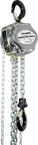 Planeta Premium Pro chrom, Tragfähigkeit 1500 kg, Hub 3.00 m, Bedienlänge 2.50 m