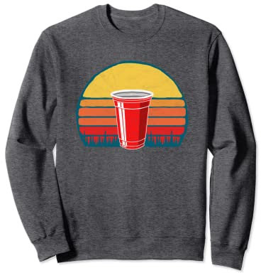 Gobelet vintage en plastique rouge - Funny Fathers Day Beer Graphic Sweatshirt
